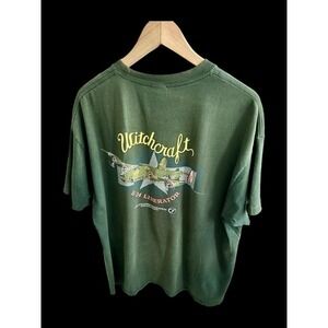 Vintage 90s Witchcraft B-24 Liberator Bomber Collings WWII Tshirt Large